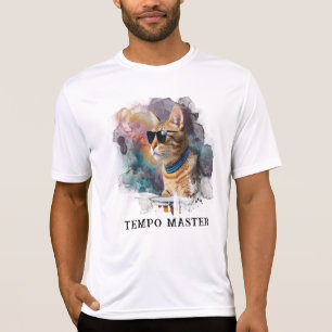 *~* Coola Cat DRUM Player Hip AP91 Percussionist T Shirt