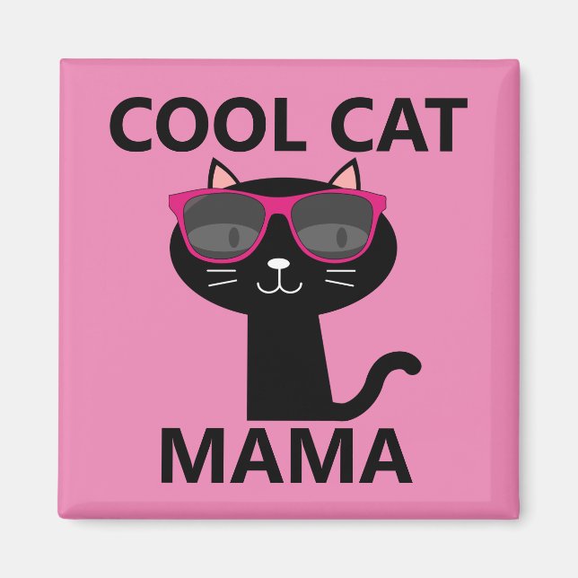 COOLA CAT MAMMA, CAT MAMMA MAGNETS MAGNET (Framsidan)