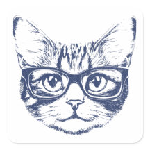 Coola Cat med glas