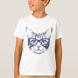 Coola Cat med glas T Shirt