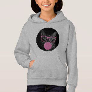 Coola Cat med Rosa Glass & Bubble Gum T Shirt