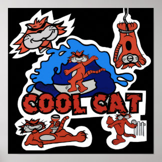 Coola Cat-Poster Poster