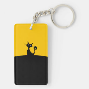 Coola Cat Silhouette Whimsical Designer Anpassning