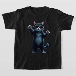 Coola Cat Sten Dancer Tee | Funny Animal Music Gif