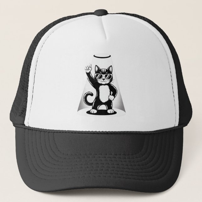 Coola Cat Sten Dancer Tee | Funny Animal Music Gif Keps (Framsida)