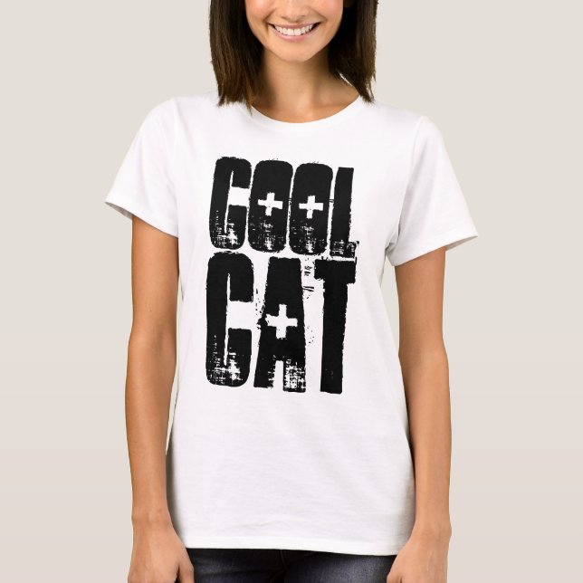 COOLA CAT t-shirts Dam (Framsida)