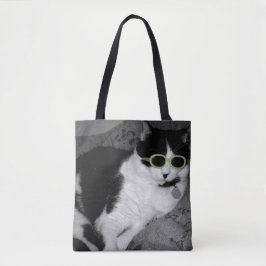 Coola Cat Tote Bag Tygkasse