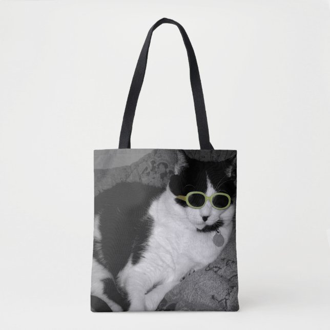 Coola Cat Tote Bag Tygkasse (Framsida)