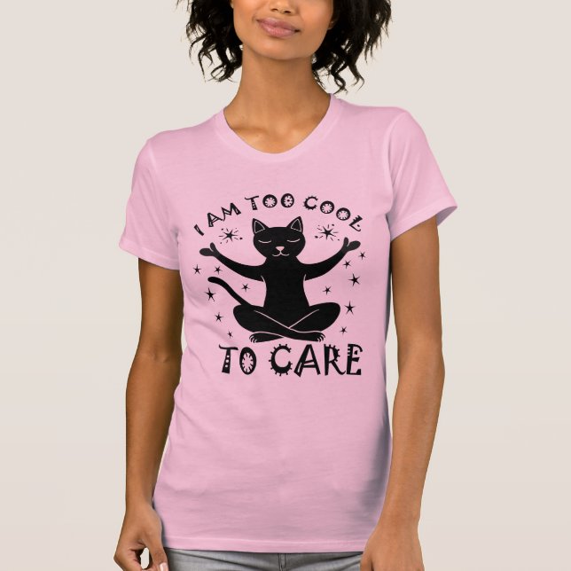 Coola Cat Vibes T Shirt (Framsida)