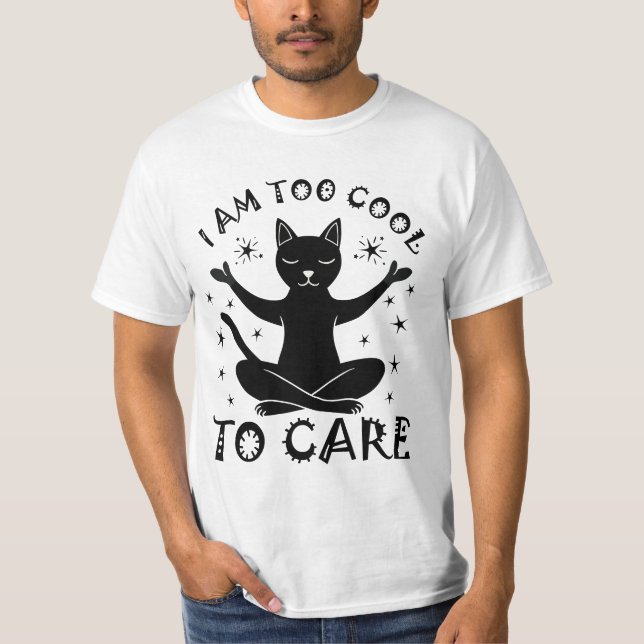 Coola Cat Vibes T-Shirt (Framsida)