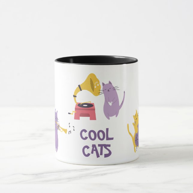 Coola Cats Jazz Mugg (Center)