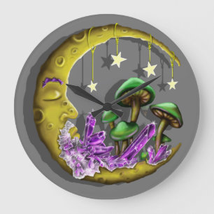 Coola Celestial svamp designad dygnet runt Stor Klocka