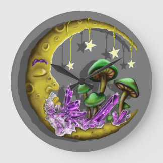 Coola Celestial svamp designad dygnet runt Stor Klocka