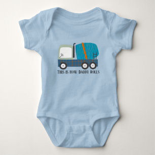 coola cement lastbil baby pappa t shirt
