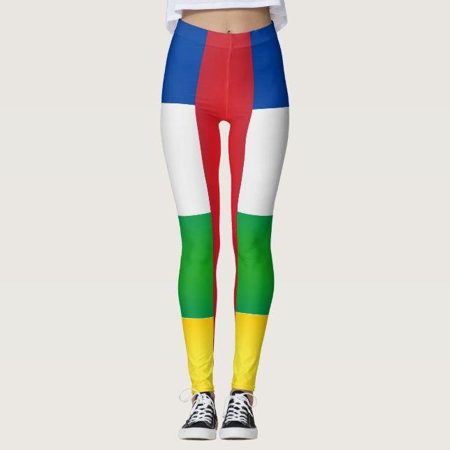 Coola Centralafrikanska republiken Mode Leggings (Framsida)