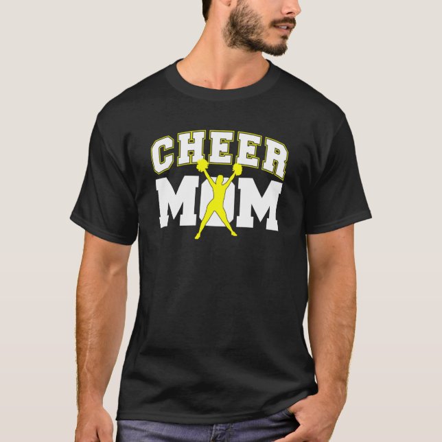 Coola Cheer Mamma för kvinnliga CheerLedare Cheerl T Shirt (Framsida)