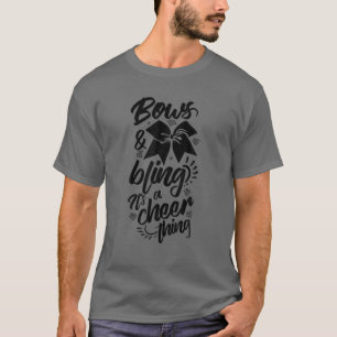 Coola Cheerlead Gift åt henne Bästa konkurrens T Shirt