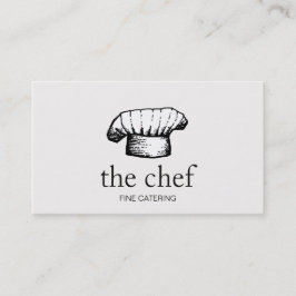 Coola Chef Hat Logotyp Catering Visitkort