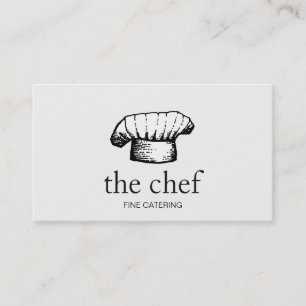 Coola Chef Hat Logotyp Catering Visitkort