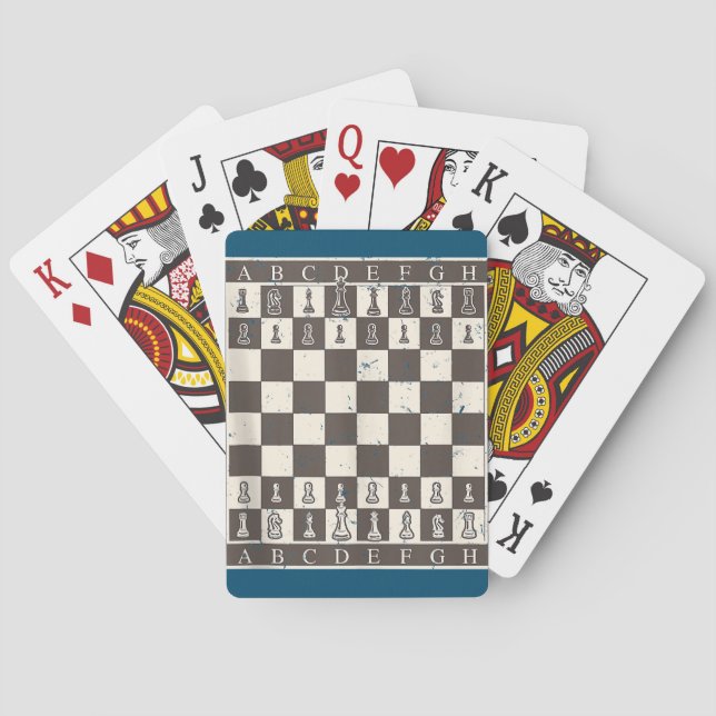 Coola Chess Board Halloween Costume Funny Lazy Casinokort (Baksidan)