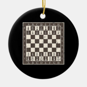 Coola Chess Board Halloween Costume Funny Lazy DIY Julgransprydnad Keramik