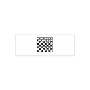 Coola Chess Board Halloween Costume Funny Lazy DIY Självfärgande Stämpel