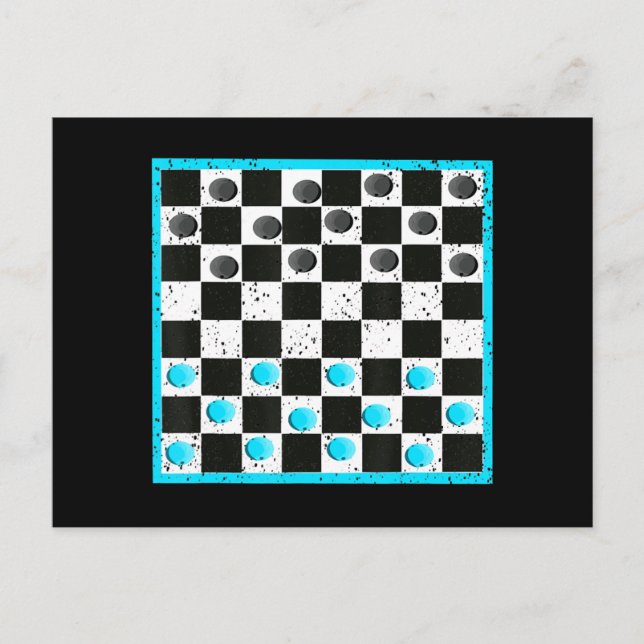 Coola Chess Board Halloween Costume Funny Lazy DIY Vykort (Framsida)