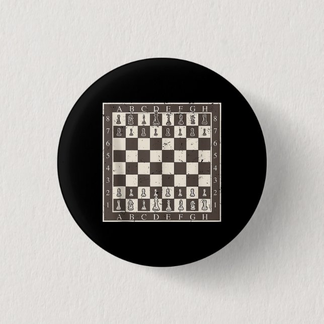 Coola Chess Board Halloween Costume Funny Lazy Knapp (Framsida)