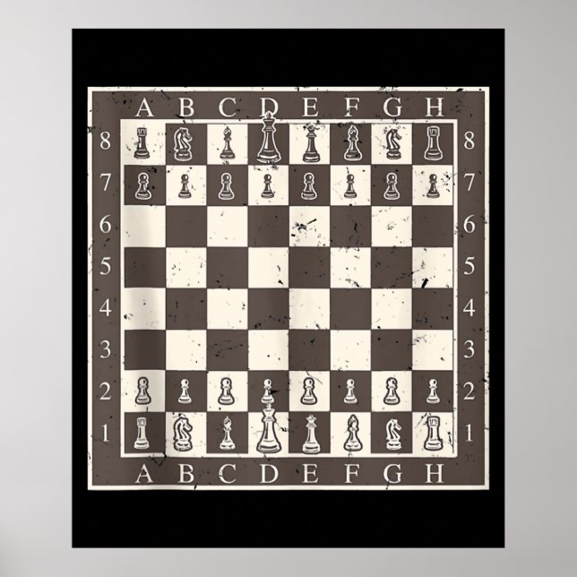 Coola Chess Board Halloween Costume Funny Lazy Poster (Framsidan)