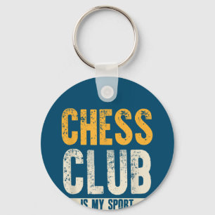 Coola Chess Player Älskare Birthday Gift Chess Klu Nyckelring