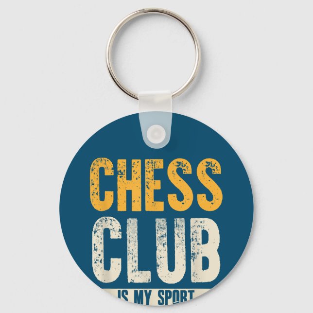 Coola Chess Player Älskare Birthday Gift Chess Klu Nyckelring (Framsida)