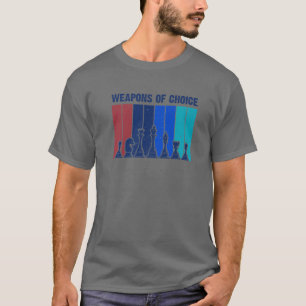 Coola Chess Players Art För manar Women Board Game T Shirt