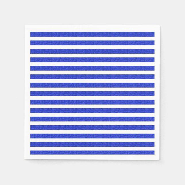 Coola Chic Blue Geometric Rand Pappersservett (Framsidan)