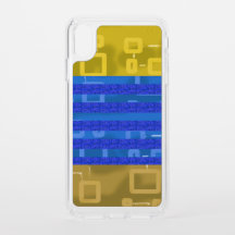 Coola Chic Blue Guld Geometric Rand