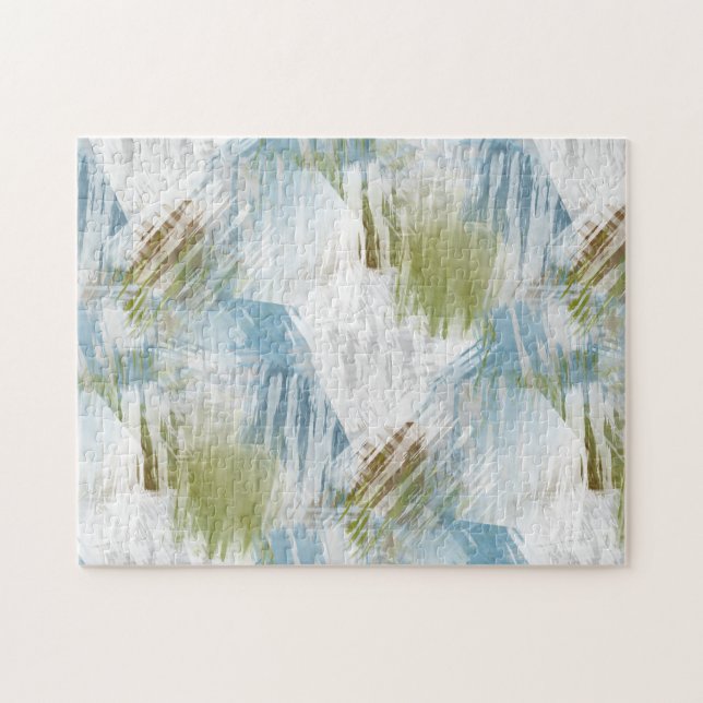 Coola Chic Industrial Abstrakt Fusion Art Pussel (Horisontell)