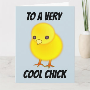 COOLA CHICK BIRTHDAY FRIEND GREETARD KORT