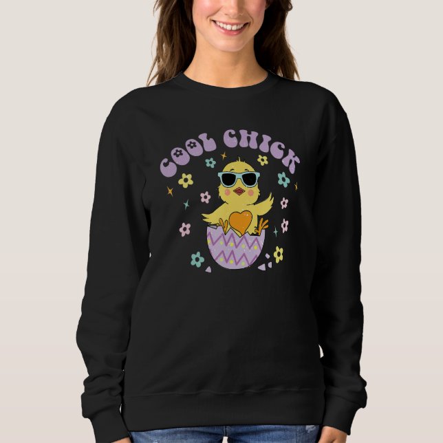 Coola Chick Chick Påsk Funny Kids Boys Påsk Day T Shirt (Framsida)