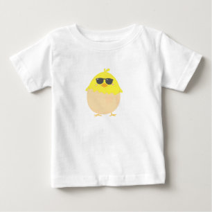 Coola Chick funky Påsk gult chick T Shirt