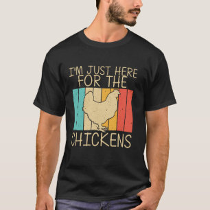 Coola Chicken Art För manar Women Chicken Älskare T Shirt