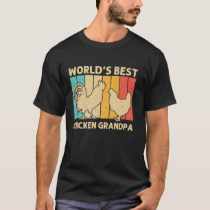 Coola Chicken for Grandpa Tupp Hen Älskare Chicken T Shirt