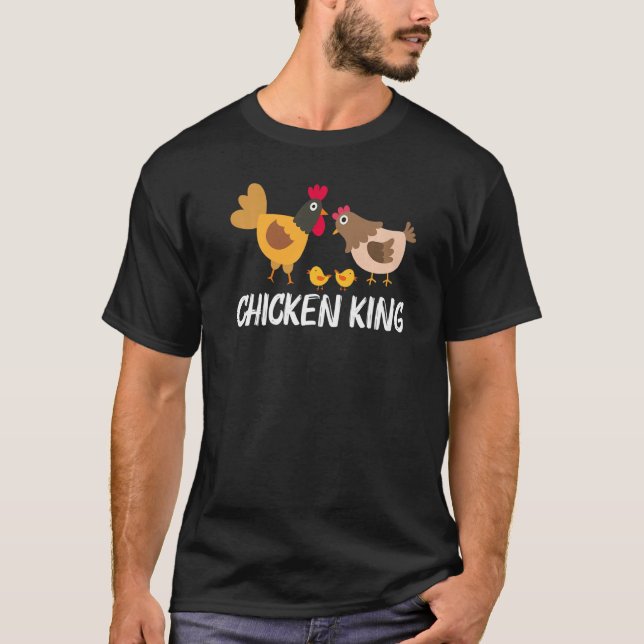 Coola Chicken För manar Pappa Tupp Hen Chick Poult T Shirt (Framsida)