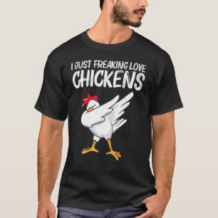 Coola Chicken För manar Women Dabbing Domestic Fow T Shirt