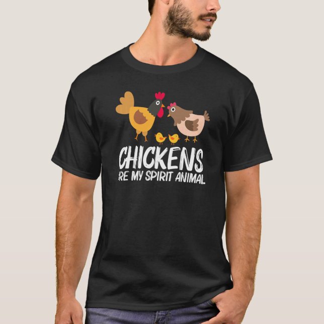 Coola Chicken För manar Women Tupp Hen Chick Poul T Shirt (Framsida)
