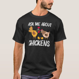 Coola Chicken För manar Women Tupp Hen Chick Poul T Shirt