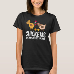 Coola Chicken För manar Women Tupp Hen Chick Poul T Shirt