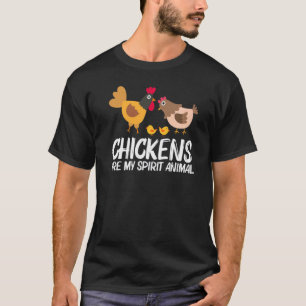 Coola Chicken För manar Women Tupp Hen Chick Poul T Shirt
