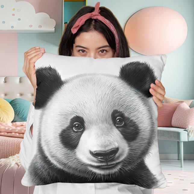 Coola Childrens utmatningspandabärsdesign Kudde (Skapare uppladdad)
