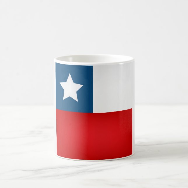 Coola Chilean Flagga Kaffemugg (Center)