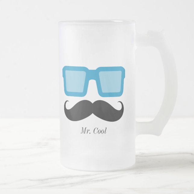Coola Chill Frosted Mustache Mugg (Höger)