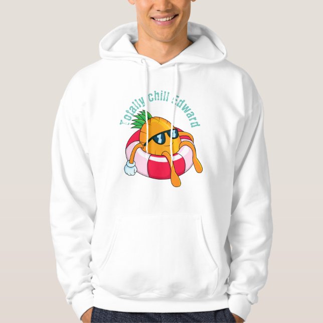Coola Chill Pineapple Hoodie (Framsida)